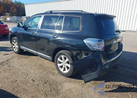 2012 Toyota Highlander Se V6 из США, поврежденный, VIN 5TDBK3EH3CS099319